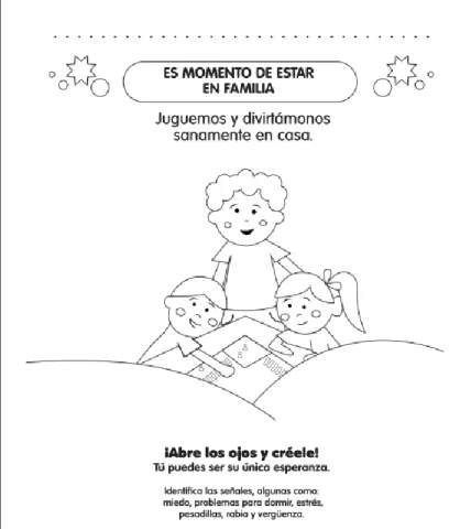 Libro para colorear - prevención de violencia sexual