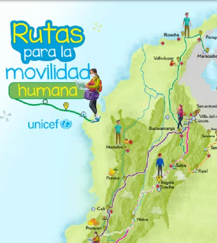 Mapas Ruta Migratoria - Colombia y Arauca-Tunja