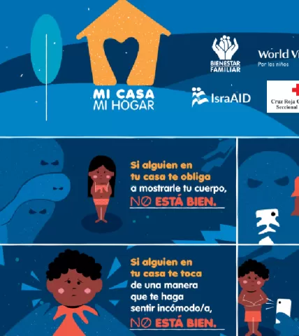 Prevención de violencia sexual - Afiche mensajes