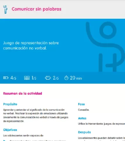 Comunicar sin palabras